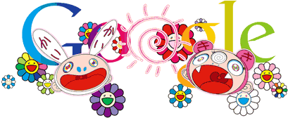 Primo giorno d'estate. Doodle di Takashi Murakami, 2011.