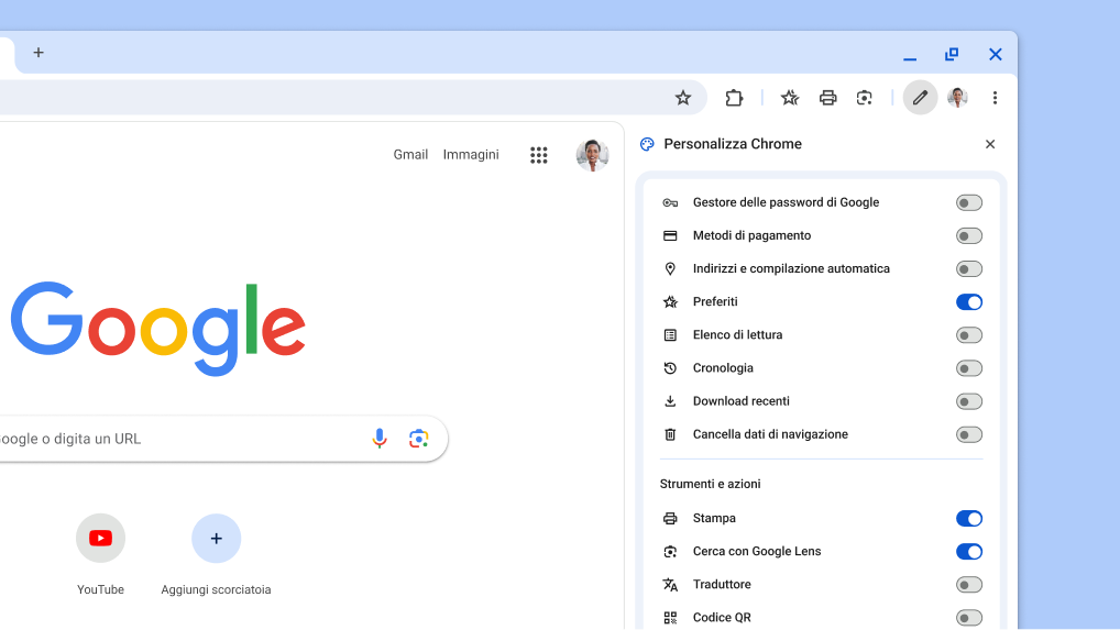 Un nuovo modo di personalizzare la barra degli strumenti