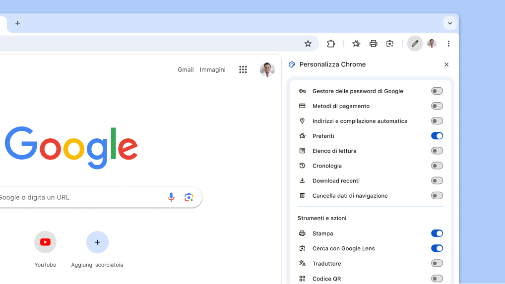Un nuovo modo di personalizzare la barra degli strumenti