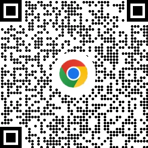 Codice QR per scaricare il browser Chrome sui dispositivi mobili