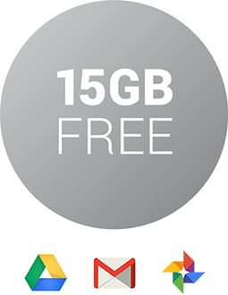 Logo 15 GB di spazio di archiviazione Google Drive gratuito