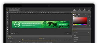 Sequenza temporale di Google Web Designer