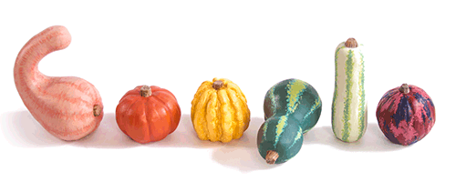 Il doodle realizzato da Google per celebrare l'inizio della stagione autunnale