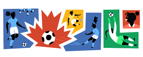 Coppa del Mondo di calcio femminile Canada 2015 Doodle Google