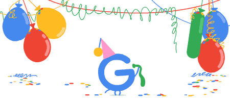 Il doodle disegnato da Google per festeggiare il 18esimo compleanno del gruppo
