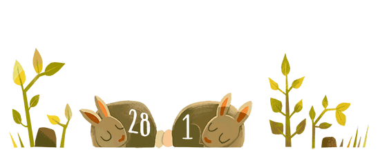 Il doodle sulla homepage di Google che celebra l'anno bisestile